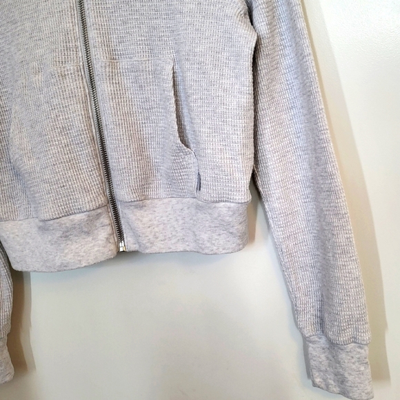 Aritzia Tna Waffle Zip Knit Hoodie - Picture 9 of 14